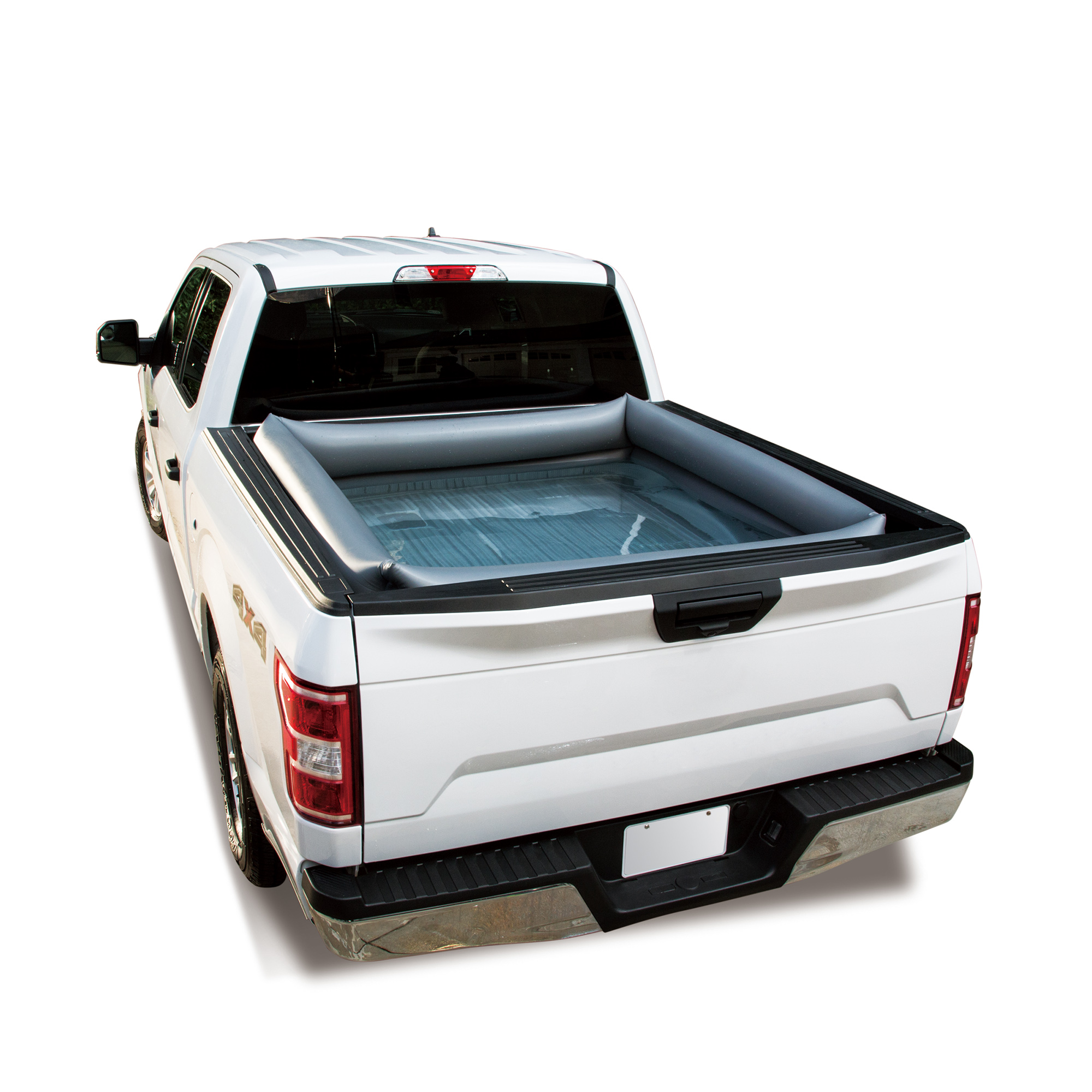 Summer Waves Rectangular Inflatable Truck Bed Pool, Gray, Adults, Unisex - image 1 of 7