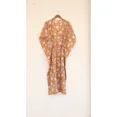 thumbnail image 1 of Summer Wear Bagru Print Cotton kaftan For Beach Cover Up, Indian Handmade Floral Cotton Kaftan, Summer Cotton Kaftan, Women Dress, 1 of 5