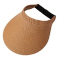 thumbnail image 1 of Summer Weave Sun Visor Adjustable Hat Wide Brim UV Protection Breathable Foldable Men Women Outdoor Beach Cycling Fishing Hollow Top Hat, 1 of 8