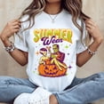 thumbnail image 1 of Summer Ween T-shirt, Spooky Summer Vibes, Funny Monster Beach Party Shirt, Vacation Tee Scary Movie Lover Vacation Gift, Trendy Aesthetic, 1 of 2