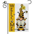 thumbnail image 1 of Summer Welcome Garden Flag 12x18 Inch Spring Garden flag Bee Gnome Double Sided Vertical Decoration Seasonal Outdoor Decor, 1 of 6