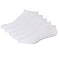 thumbnail image 1 of Summer White Socks Sports Socks, 5Pairs, Men's, Women's Half Short, Breathable, 1 of 4
