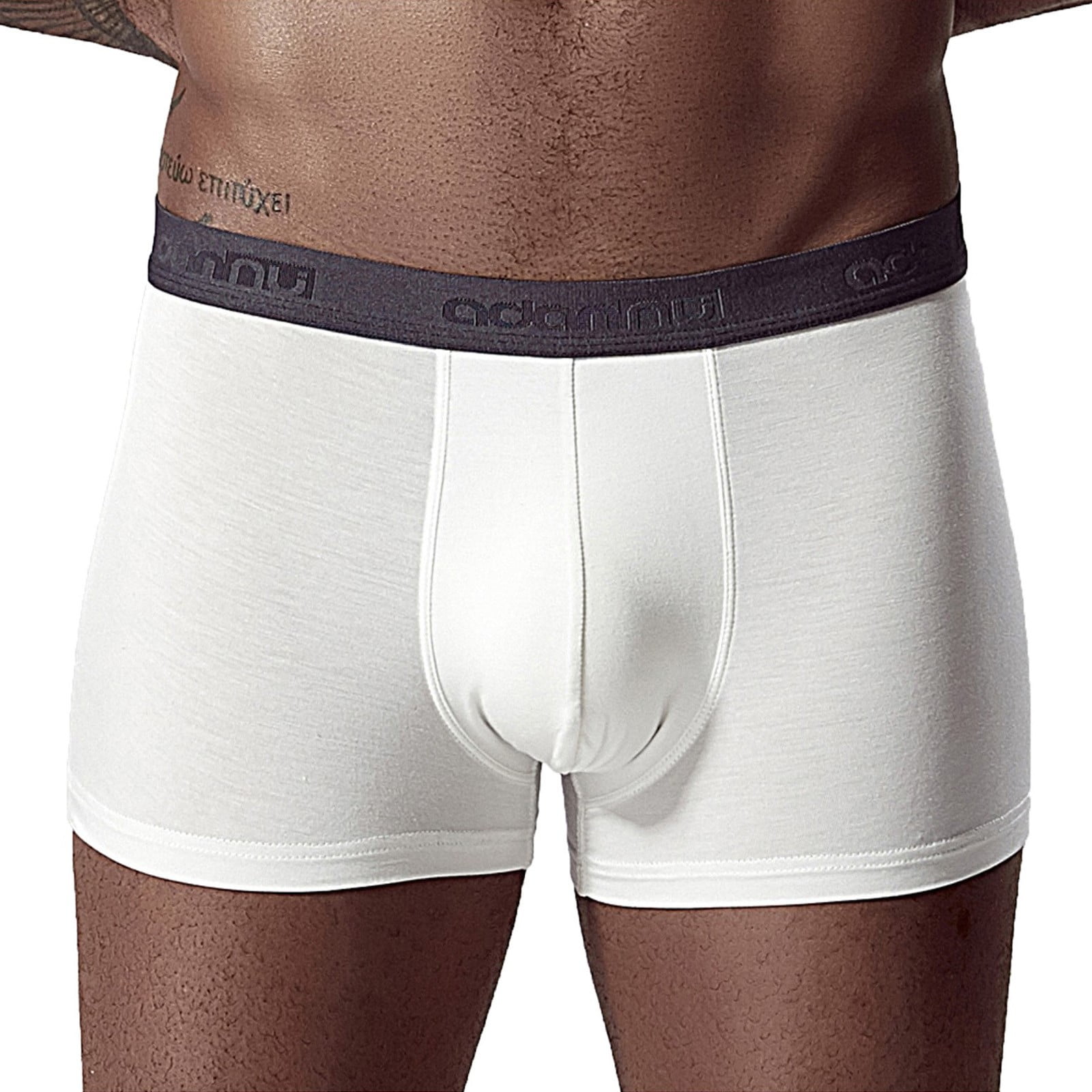 Papi Brazilian Cut Plaid and Solid Underwear Trunks (2 Pack) (Men)