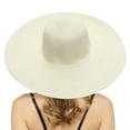 thumbnail image 1 of Summer Wide Brim Straw Hat For Women Beach Foldable Ladies Sun Cap, 1 of 3