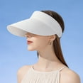 thumbnail image 1 of Summer Wide Brim Straw Visor Sun Hat Beach Cap Wheels up Hat Shade Hat Sunshade Hat Women Women Summer Hats Fashion Fedora Hat Women Large Fit Wide Rim Hat Men Women Hats for Summer Hats for Women, 1 of 3