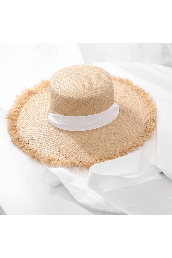 Summer Wide Brim Sun Hat For Women Adjustable Straw Beach Hat Vacation Accessory For Travel And Outdoor Activities Cool Hiking Clothes My Fair Lady Hat Women Hat Stylish Sombrero Impermeable Gardening