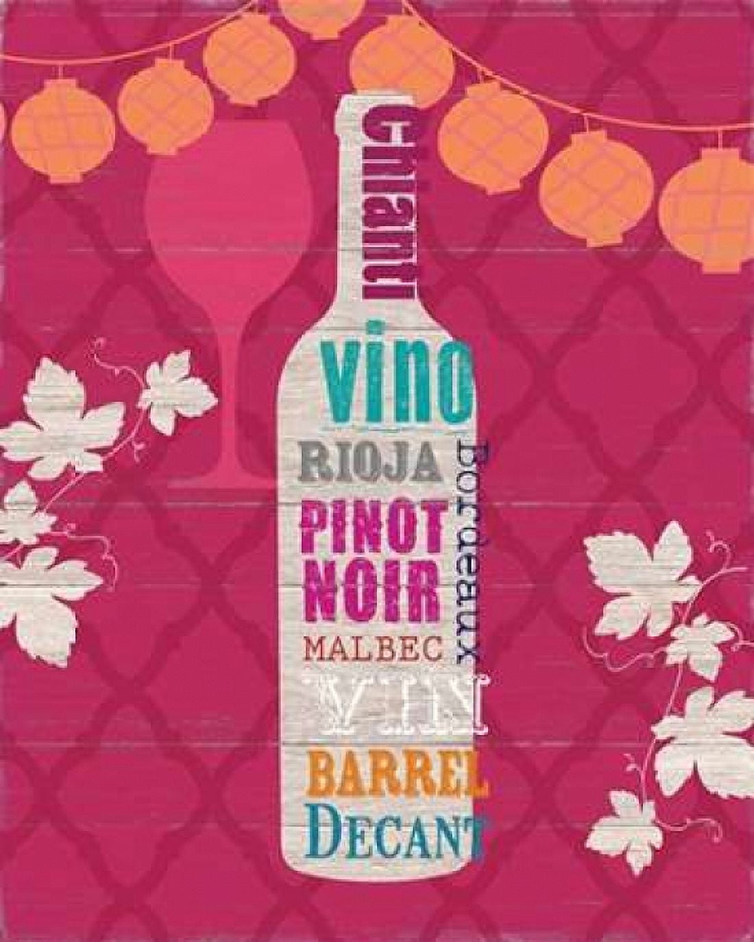 Summer Wine Celebration III Canvas Art - Studio Bella (20 x 24)