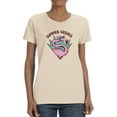 thumbnail image 1 of Summer Wishes Flamingo T-Shirt Women -Smartprints Designs, Female 3X-Large, 1 of 4