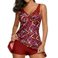 thumbnail image 1 of Summer Women 2 Pieces Bathing Suit Print Swimsuit Set, 1 of 4