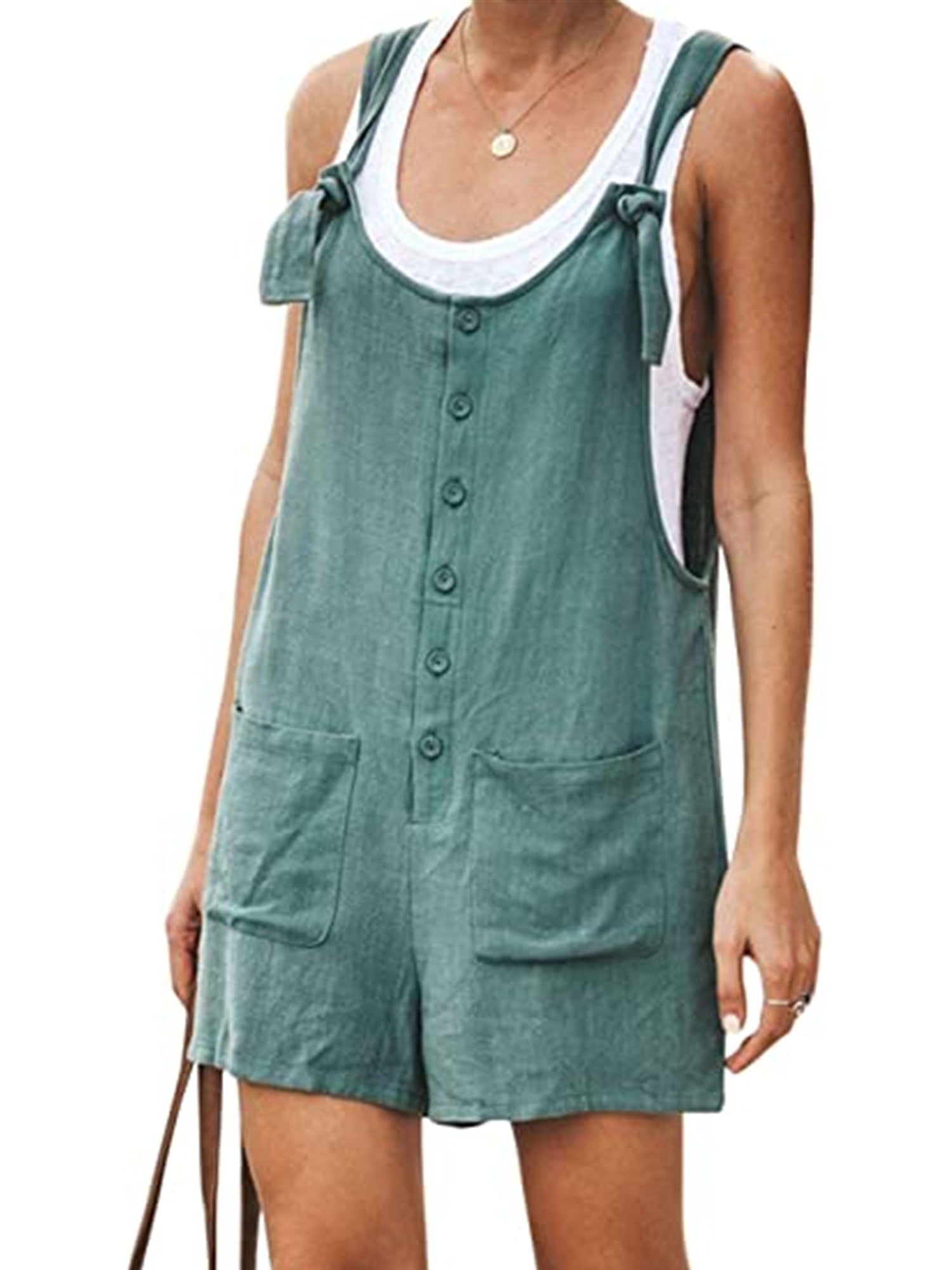 Aggregate more than 281 linen jumpsuit shorts