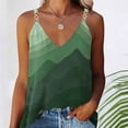 thumbnail image 1 of Summer Women Tank Tops Plus Size V-Neck Sleeveless Color Printed Classic Pullover Blouse Shirt Spaghetti Straps Casual Loose Dressy Going Out Tops For Women, 1 of 5