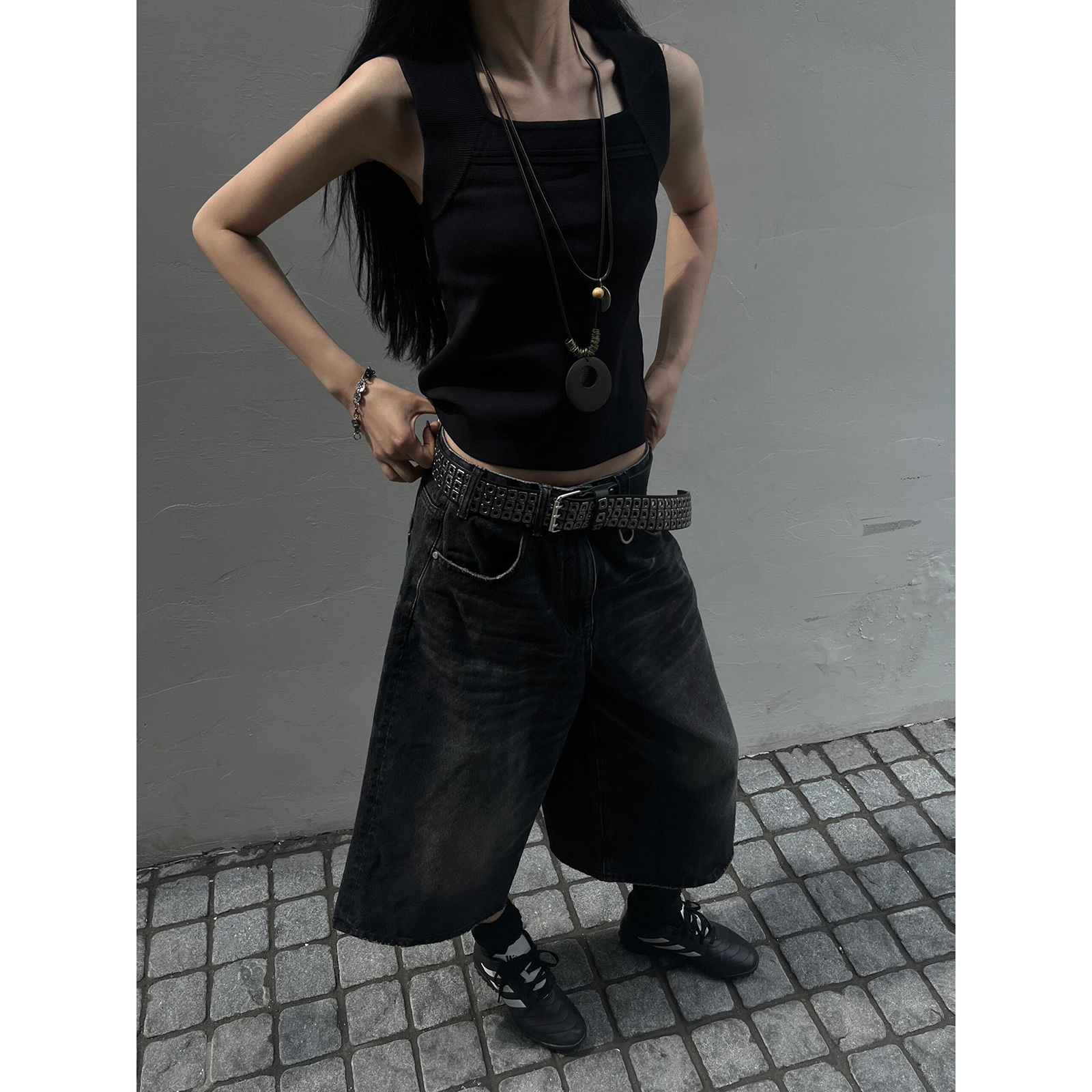 Retro Block - Inspired By Harry Styles - Sustainably Made Women's Shorts main image 1