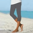thumbnail image 1 of Summer Women's Fashion Casual Solid Hollowed Out 3/4 Pants For Everyday Wear plus Size under Shorts for Women Business Casual Clothes for Women Cute Maternity Tops Ruffle Panties Womens Yoga Shorts, 1 of 3
