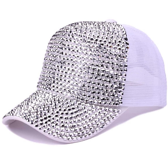 Summer Women's Fashion Rhinestone Baseball Cap Casual Sun Hat Stylish Travel Accessory Fit Hat Men's Trucker Hat Hat Hat Tall Hat Frat Boy Hat All Mesh Caps for Men Baseball Caps Men Plain Mens Summer