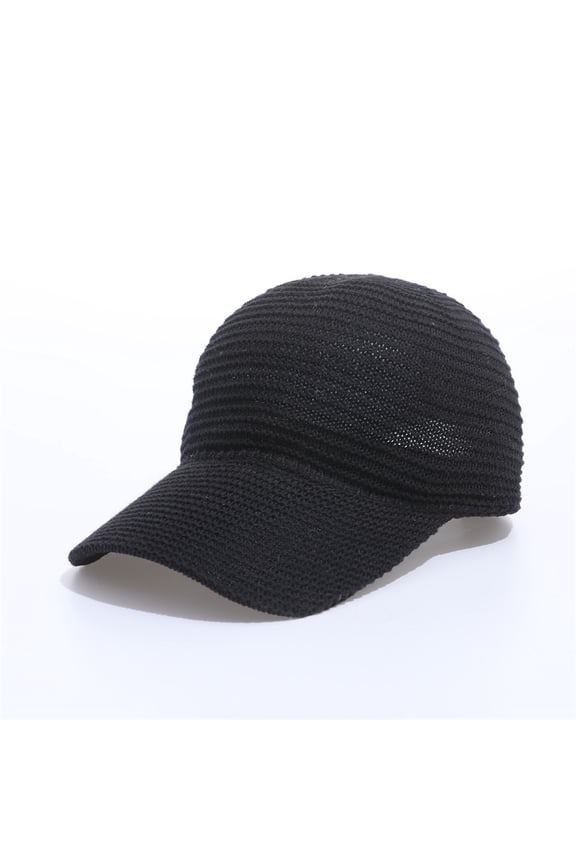 Summer Women's Hollow Baseball Cap Breathable Knitting Caps Holiday Mesh Hats Bone Gorras Adjustable Cap Sun Hat Gorras Hombre