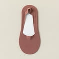 thumbnail image 1 of Summer Women's Ice Silk Non-Slip Ankle Socks for High Heels - Invisible Short Socks (One Size, 6 Pairs), 1 of 7