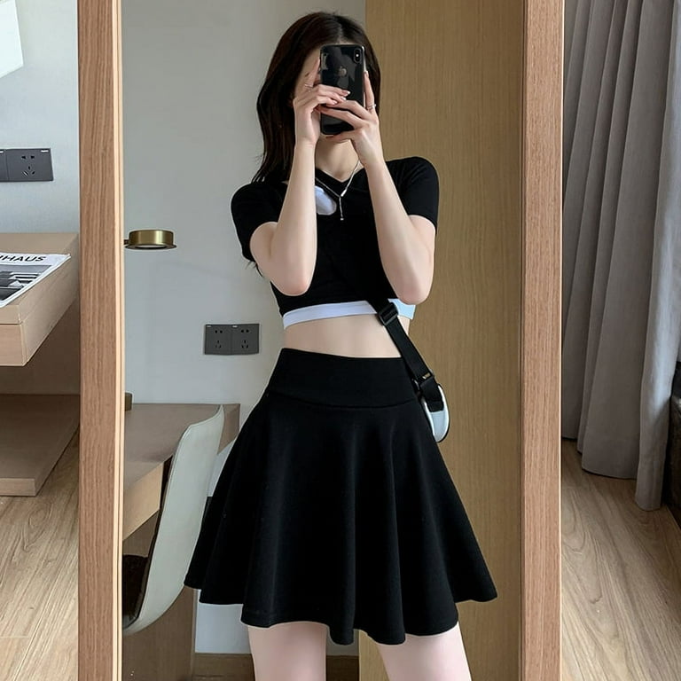 Women's High Waist Umbrella Skirt Women's High Waist Umbrella Skirt