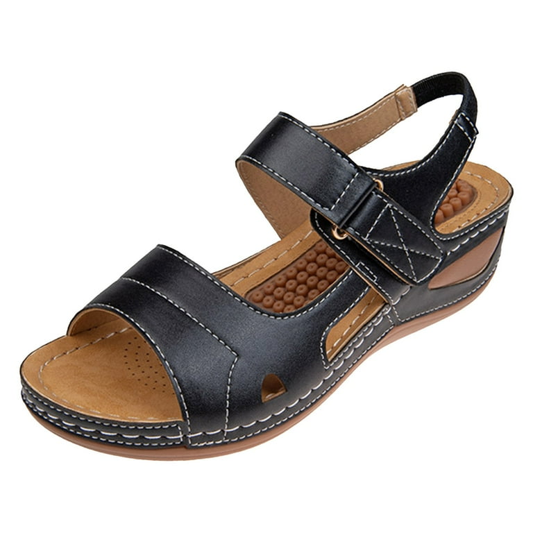 Summer Women s Sandals Massage With Thick Soles Anti Slip And Wear Pads Lightweight And Comfortable Women s Sandals Size 12 Wide Women Sandals with