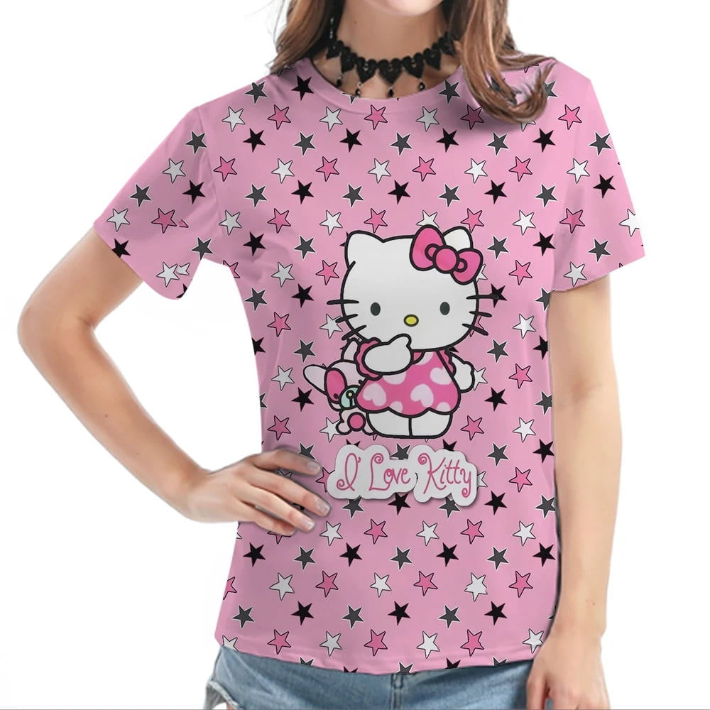 Summer Women's T Shirt For Ladies's Short Sleeve Tops Tees