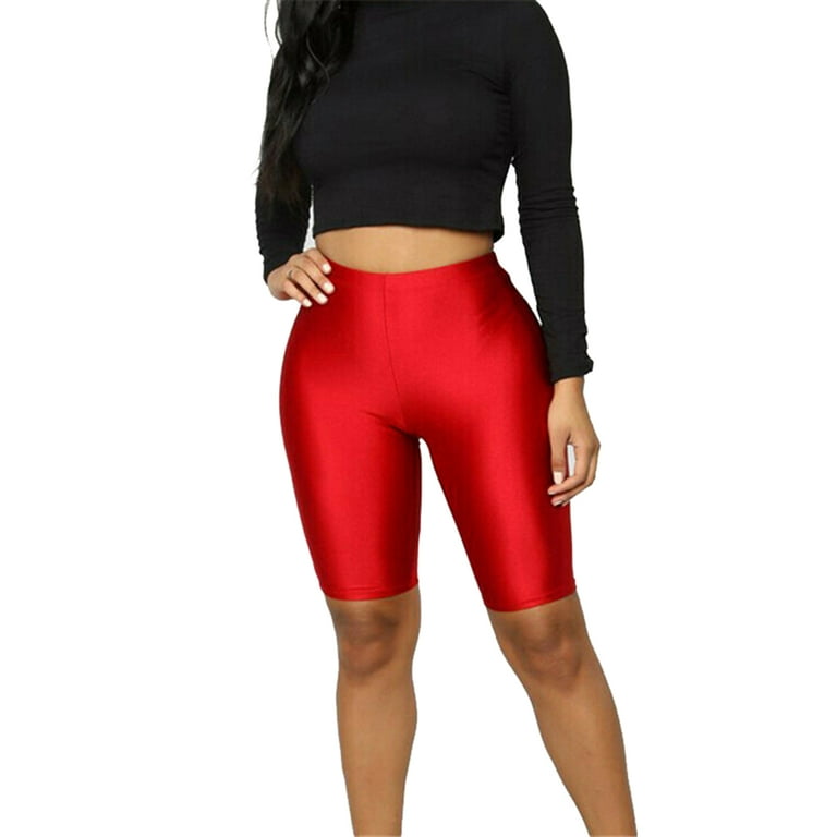 Red biker clearance shorts walmart