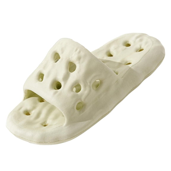 Summer Womens Sandals Casual Style Home Bathroom Leakage Summer Bathing Odor Can Be Worn As Slippers Green Beach Sandals Size 5.5-6