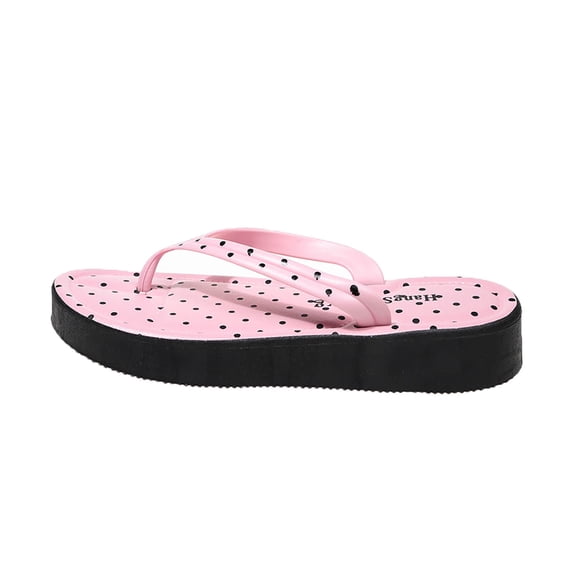 Summer Womens Sandals Fashionable Casual Outer Wear Versatile With Comfortable Polka Flat Slippers