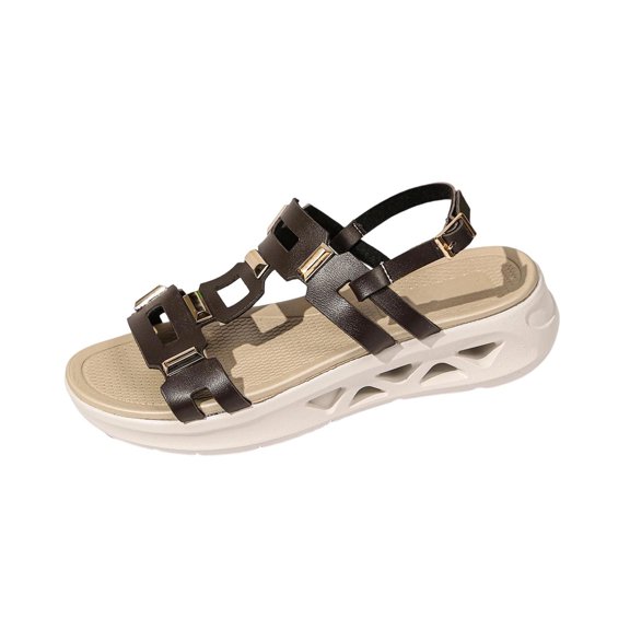 Summer Womens Sandals Versatile Lightweight Soft-Soled Beach Comfortable Sandals