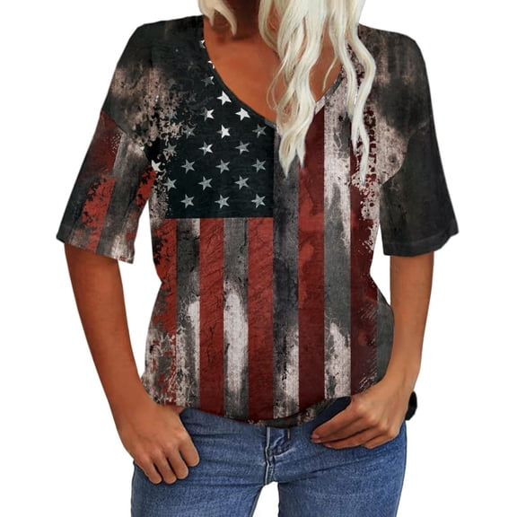 Summer Womens Shirts Short Sleeve Printed Shirts Casual Button Down Crew Neck Work Blouses Tops Women Summer Spandex Long Sleeve Shirt Women Solid Workout Tops Women Long Sleeve Polyester Spandex