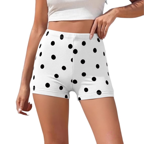 Summer Womens Shorts Fashion Shorts For Women Für Damen Punktemuster Elastische Taille Niedrige Taille Bequeme Pyjamahose Pants For Women