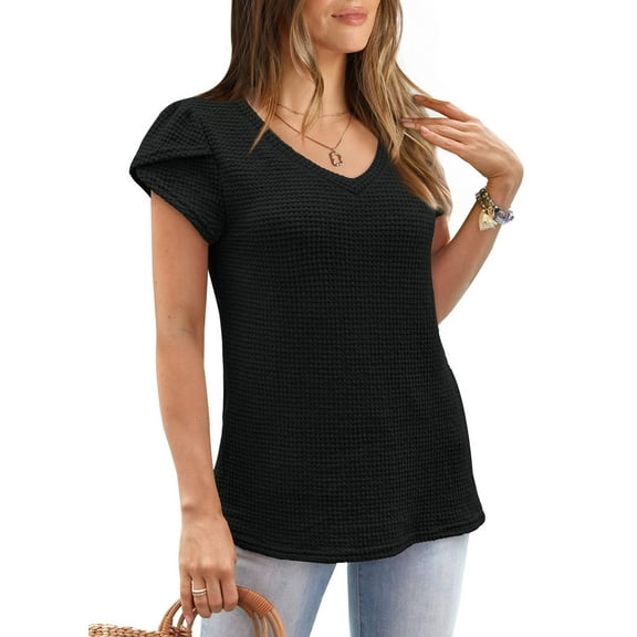 Summer Womens Tops 2026 Fashion Plus Size Round Neck Loose Sweater European And Knitted Long Sleeved Sweater V-neck Sweater