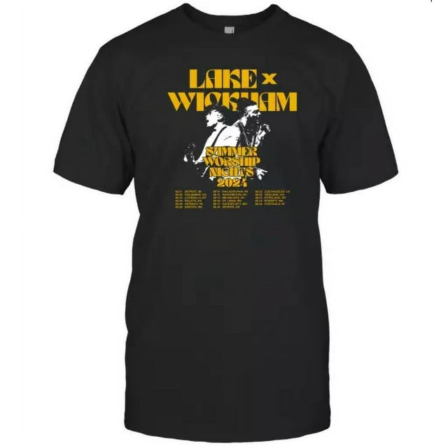 Summer Worship Nights Tour 2024 SWN Black TShirt