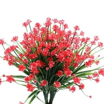 Summer Wreath Flower Wreaths for Front Door Outdoor Artificial Flowers Outdoor Artificial Flowers Outdoor Artificial Flowers Realistic Indoor Or Outdoor Decoration Artificial Flowers (2 Bunches)