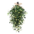 thumbnail image 1 of Green Wreath Summer Wreath for Front Door Spring Wreath Décor with Artificial Olive Leaves for Home Offiec Hanging Wall Decoration Design 2, 1 of 7