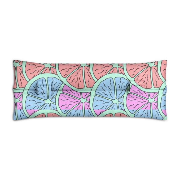 Summer Yellow Lemon Seatbelt Pillow - Post-Surgery Mastectomy & Chest Surgery Recovery Cushion - Soft Floral Car Travel Pillow