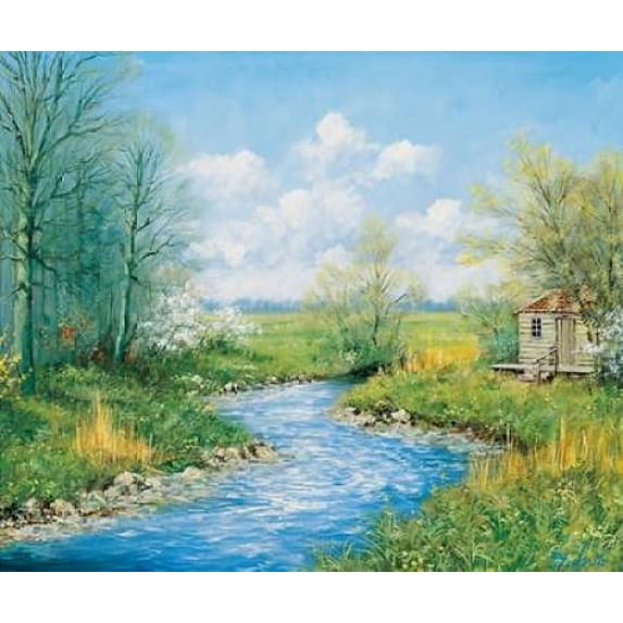 Summer afternoon Poster Print by Peter Motz (24 x 24)