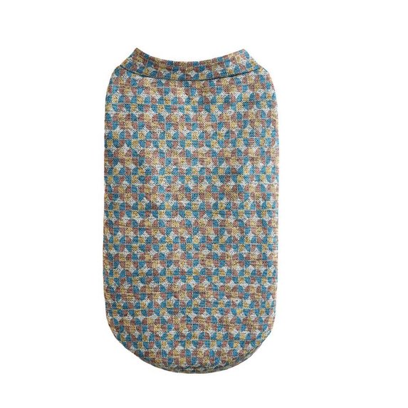 Summer and Autumn Houndstooth Coat for Small and Medium Cat Dog,L