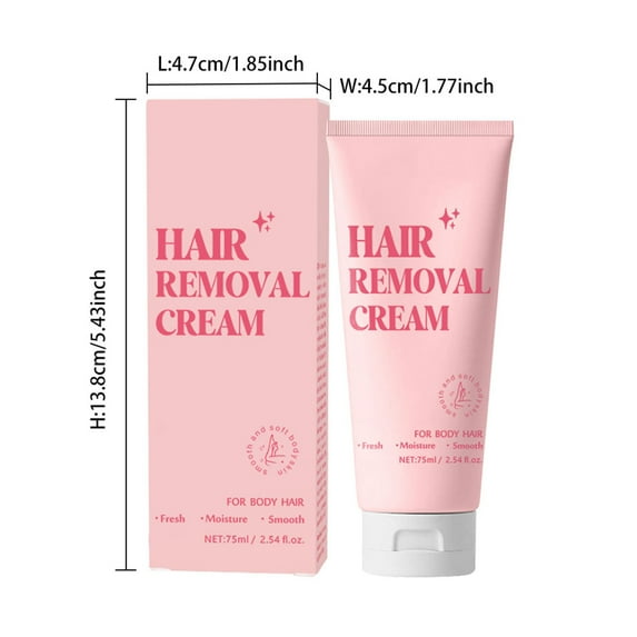 Summer beauty, Ody Hair Removal Cream Powerful Hair Dissolving Gentle - Friendly Body Hair Removal Cream
