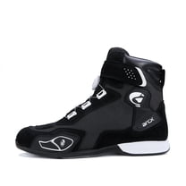 Summer breathable motorcycle boots – unisex motorcycle riding shoes,black,39