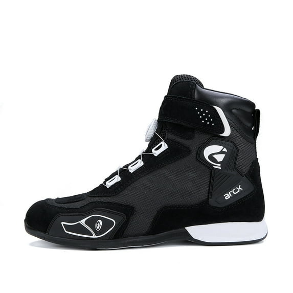 Summer breathable motorcycle boots – unisex motorcycle riding shoes,black,39