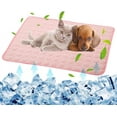 thumbnail image 1 of AUQ Summer Cooling Mat for Dogs Cats Pet Cooling Mat Dogs Cats Chill Bed Indoor Summer Heat Relief Indoor Cool Cushion Gel Sleeping Pad Seat Pet Crate Pad Portable & Washable Pet Cooling Blanket, 1 of 15