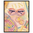 thumbnail image 1 of Summer glam Canvas Glam Girl Prints by Art Remedy, Black Frame, 30 x 36, 1 of 7