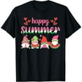 thumbnail image 1 of Summer, gnomes with watermelons, happy summer T-Shirt Black Large, 1 of 4