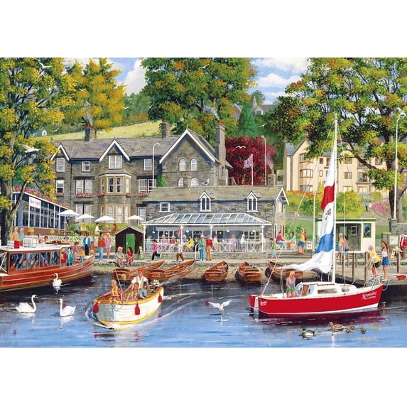 Summer in Ambleside, a 1000-piece Puzzle by HP Gibson & Sons Ltd