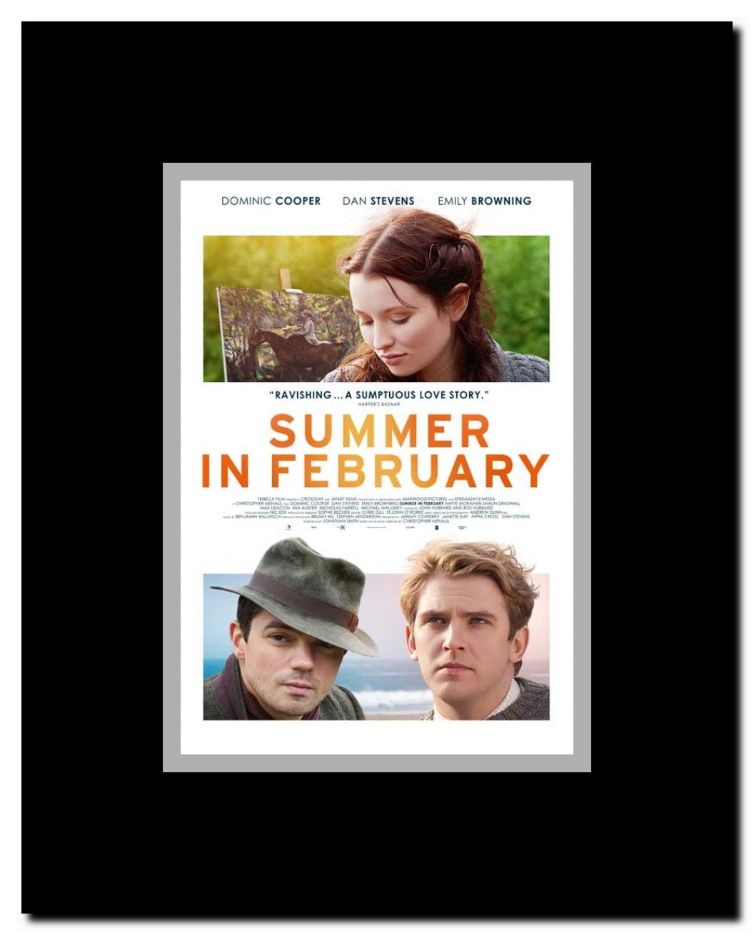 Summer in February Framed Movie Poster