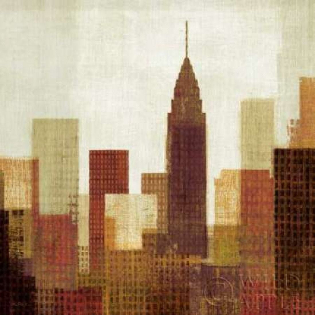 Summer in the City III Canvas Art - Michael Mullan (24 x 24)