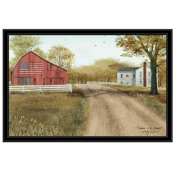 "Summer in the Country" Framed Wall Art for Living Room & Bedroom Decoration