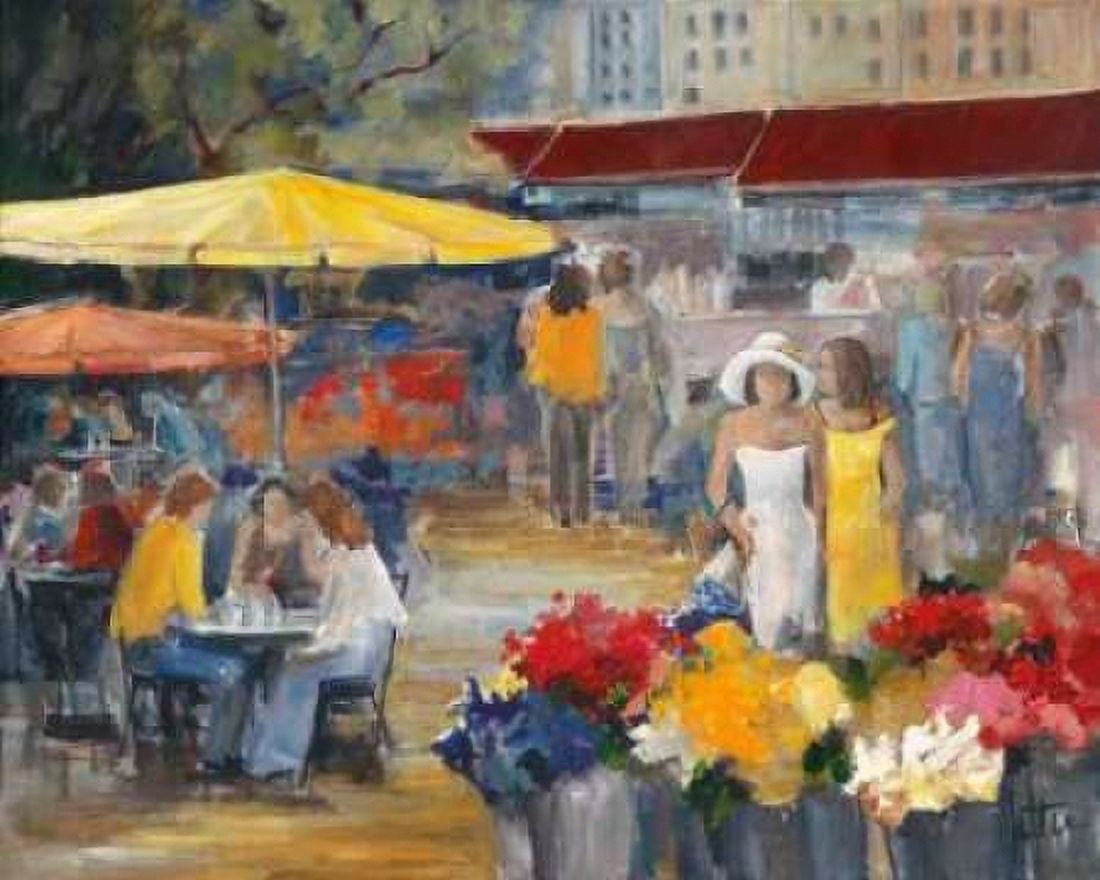 Summer market II Canvas Art - Jettie Roseboom (24 x 30)