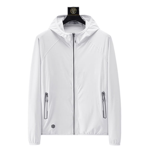 Summer men's fishing sun protection clothing men's sun protection clothing thin breathable ice coat