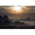 thumbnail image 1 of Summer morning with fog on a Kent farm; Kent, England Poster Print (19 x 12), 1 of 4