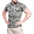 thumbnail image 1 of APEXFWDT Men's Camouflage T-Shirt Sports Fitness Short Sleeve Camo Crewneck Vintage Shirt Camo Lightweight Muscle Fit Sun Protection Shirt, 1 of 2